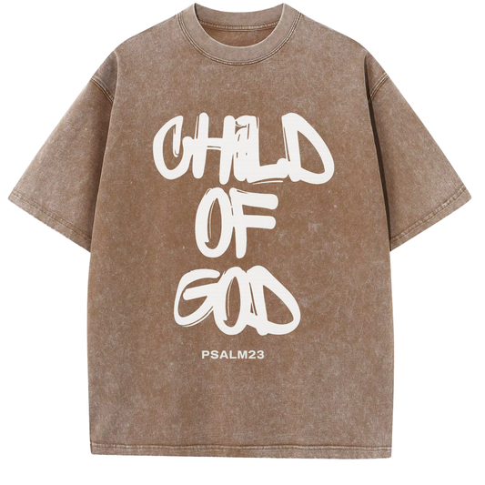 Child of God - Acid Vintage Washed Tshirt