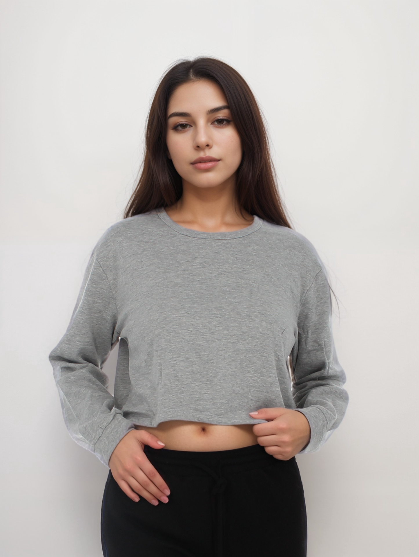 Baby Soft Crewneck Crop Sweatshirt