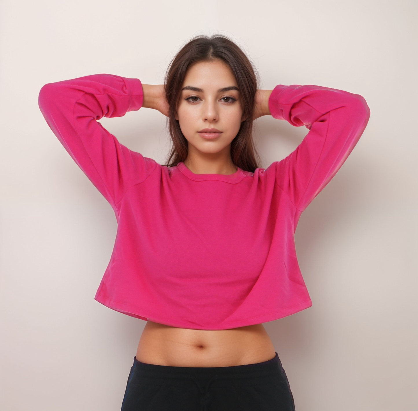 Baby Soft Crewneck Crop Sweatshirt