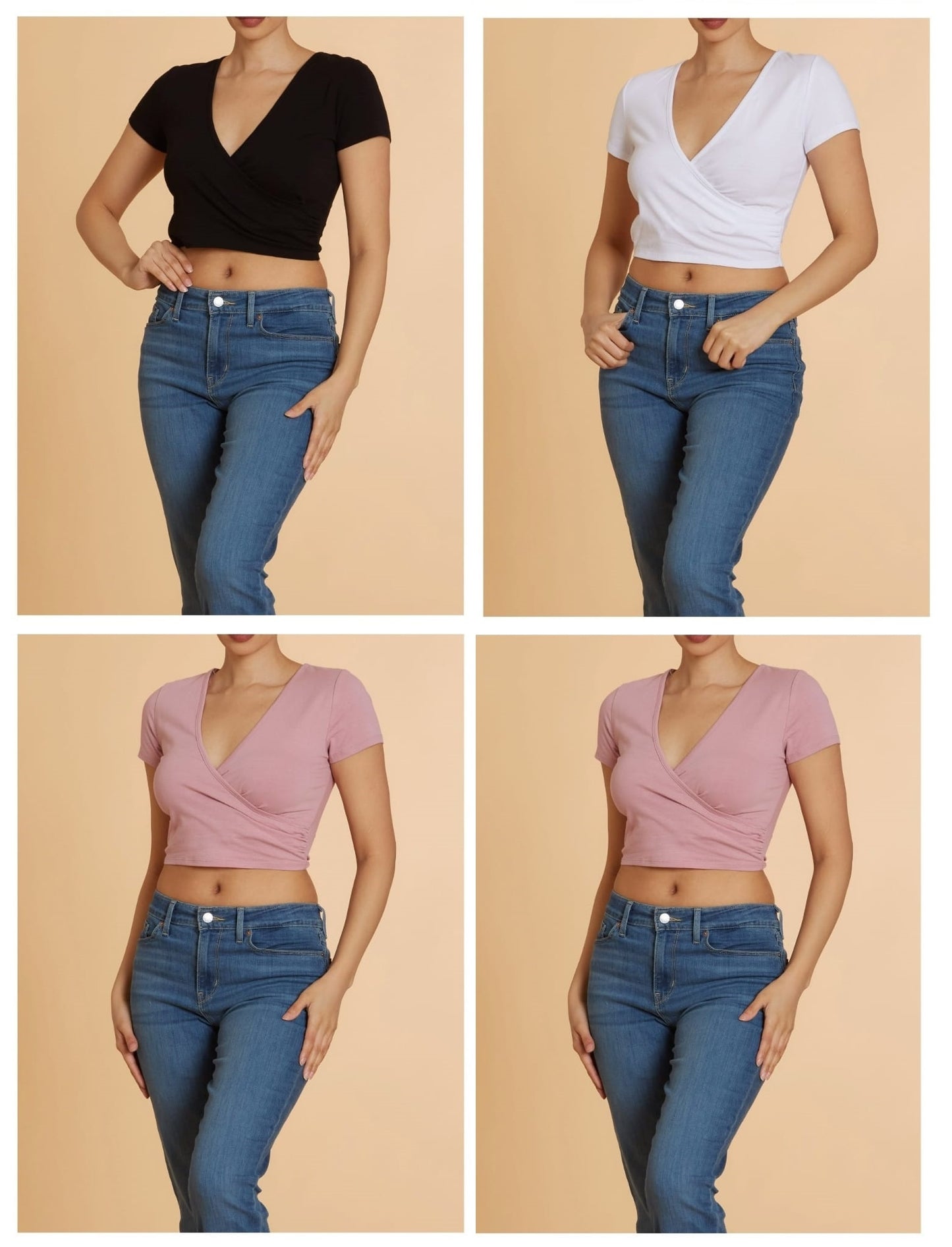 V-neck Wrap Top