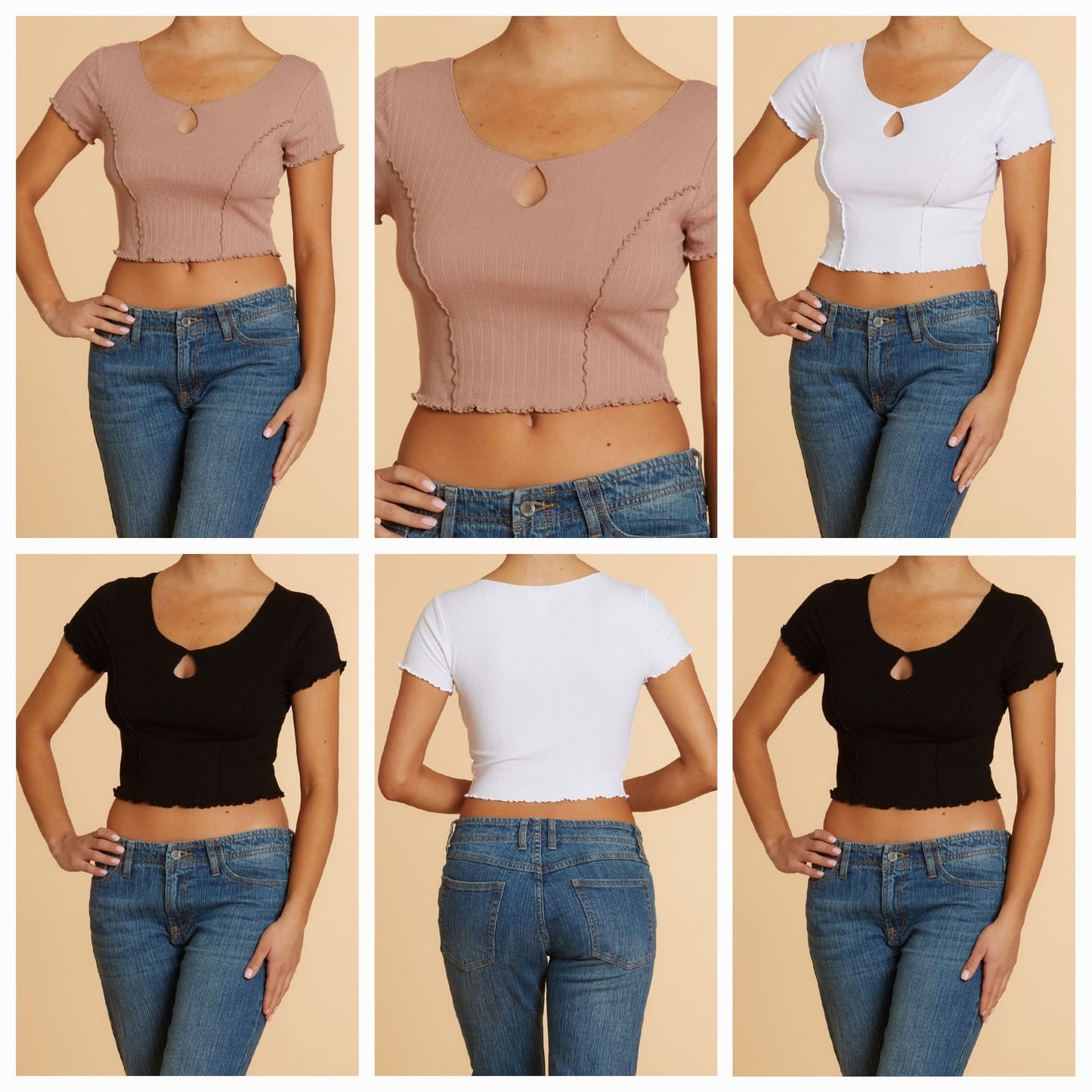 Keyhole Baby Tee