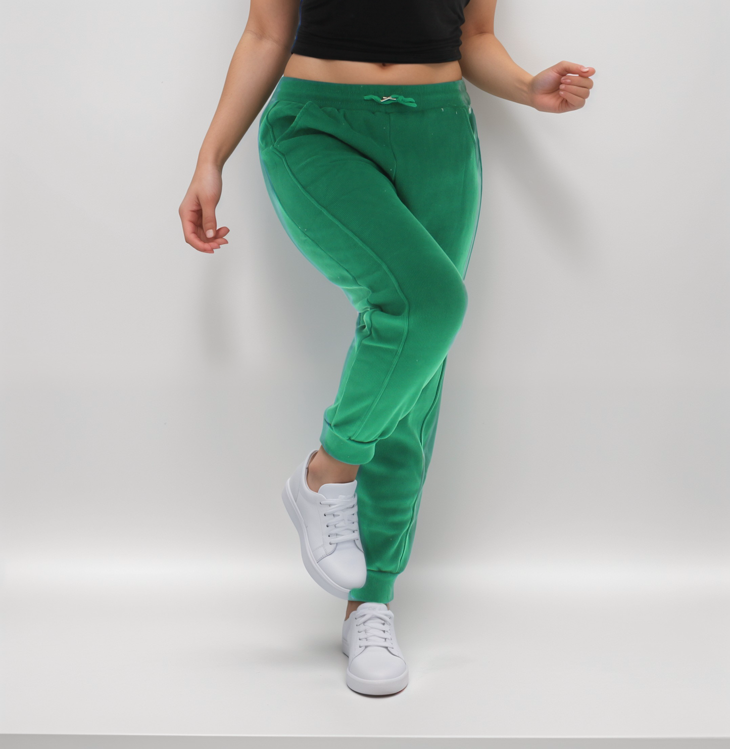 Drawstring Cuffed Leg Sweatpants