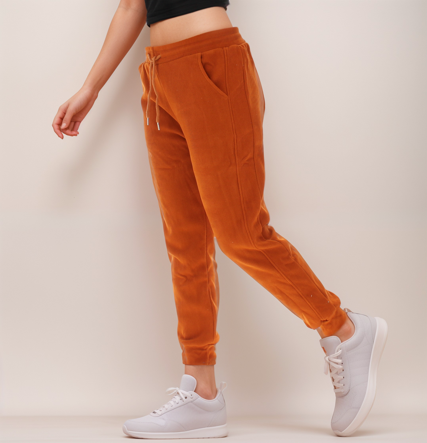 Drawstring Cuffed Leg Sweatpants