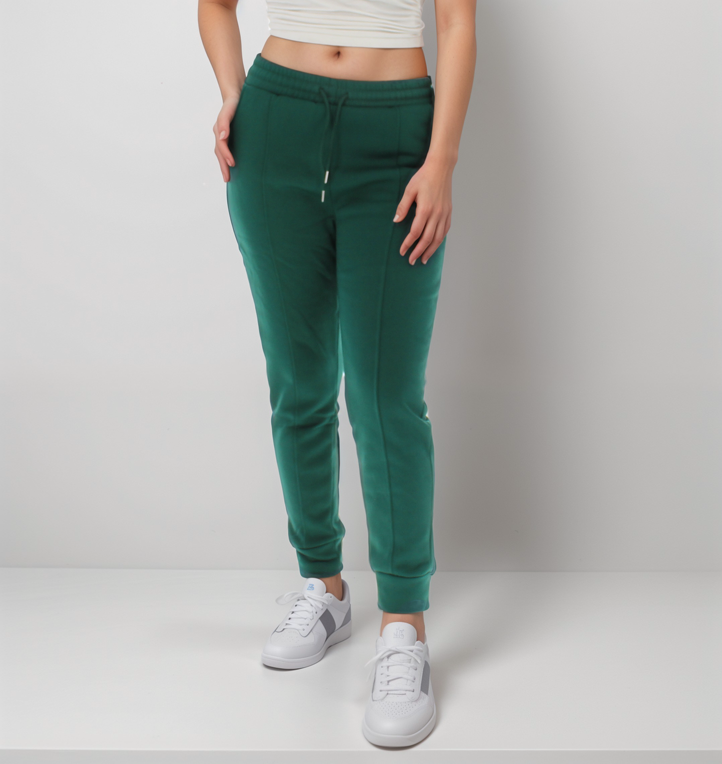 Soft Drawstring Cuffed Joggers
