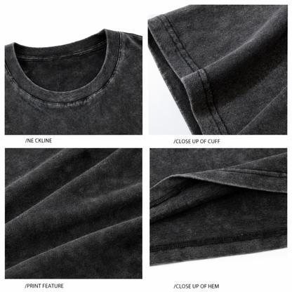 God Has A Plan- Acid Vintage Washed Tshirt