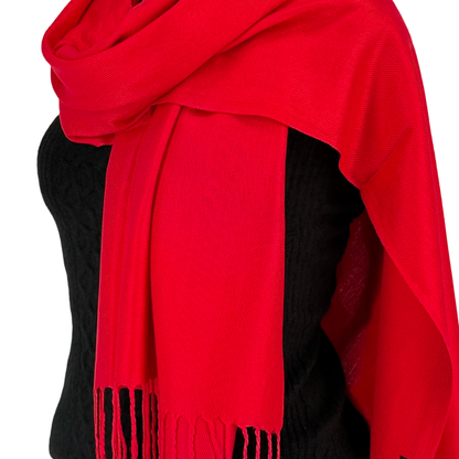 Solid Luxury Pashmina Shawl