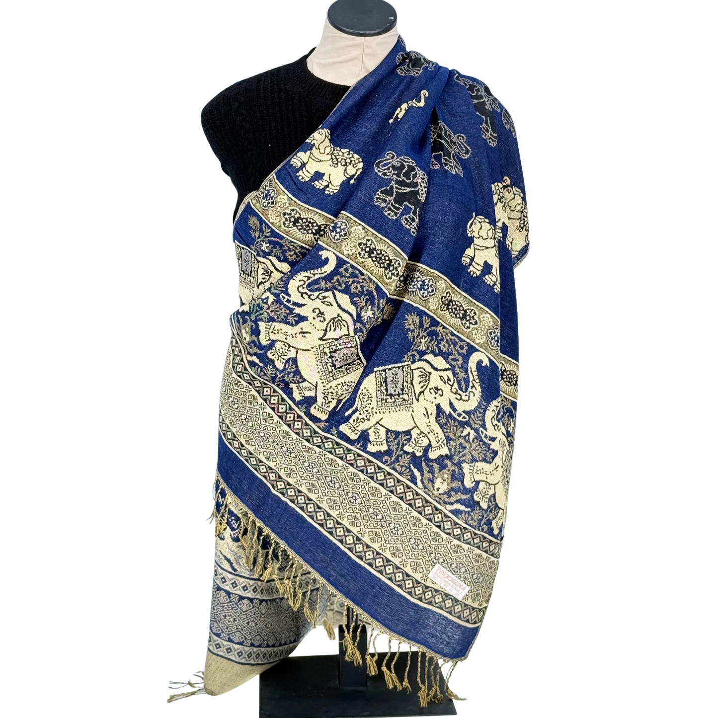 Elephant Luxury Pashmina Shawl