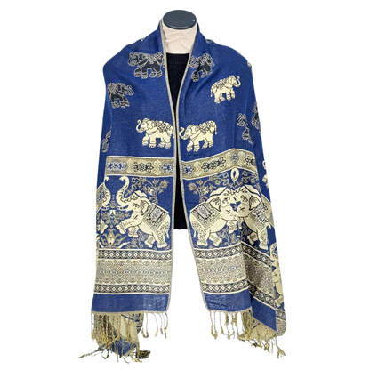 Elephant Luxury Pashmina Shawl