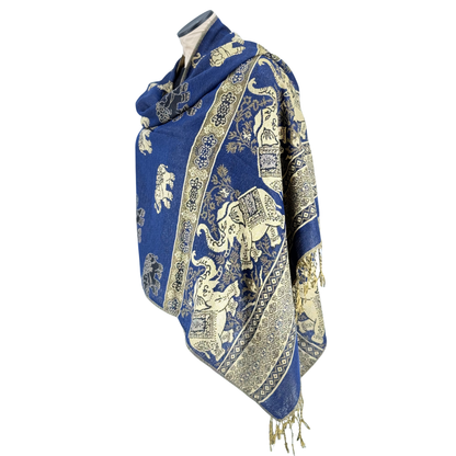 Elephant Luxury Pashmina Shawl