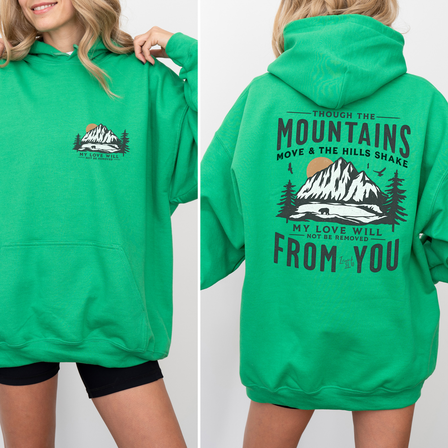 Though The Mountains Move Apparel -  T-shirt, Hoodie, Sweatshirt