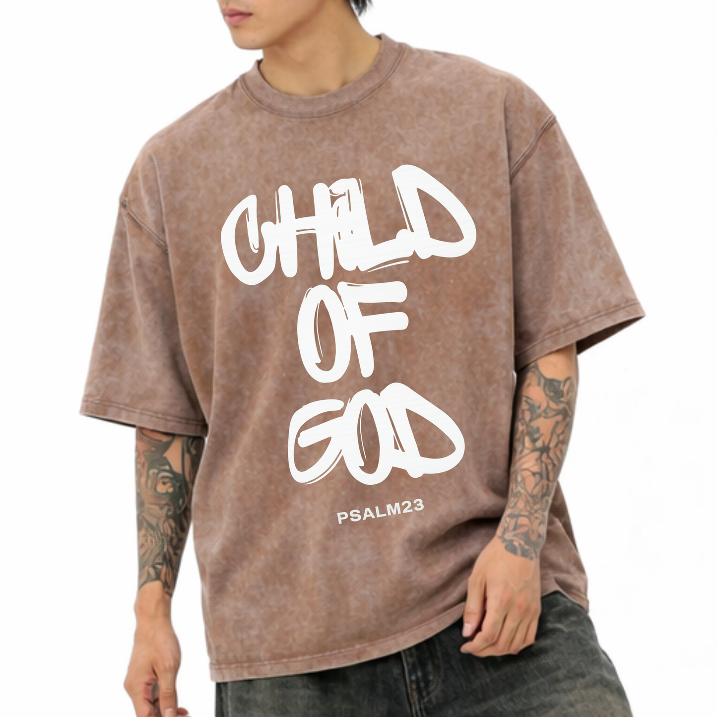 Child of God  - Acid Vintage Washed Tshirt