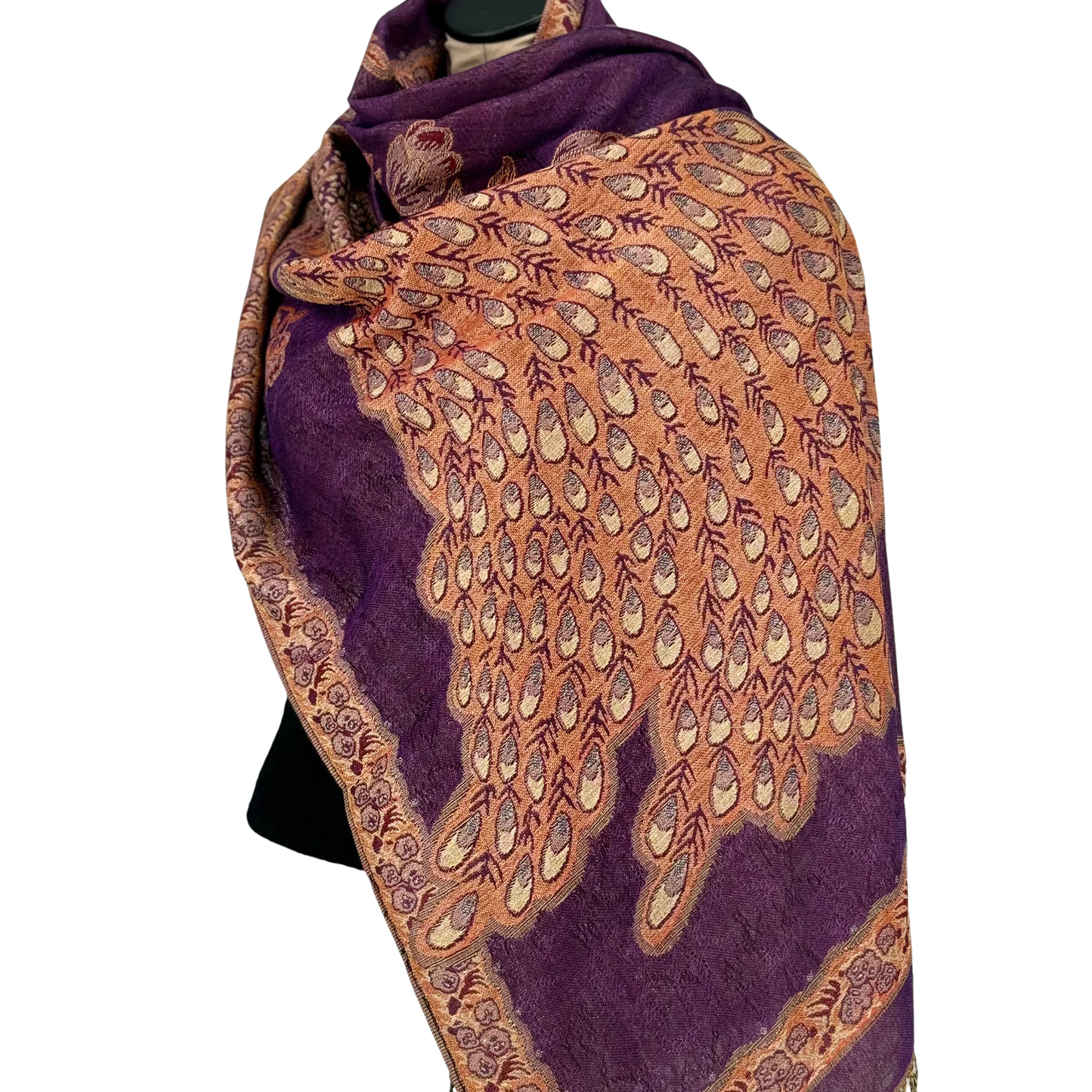 peacock Luxury Pashmina Shawl