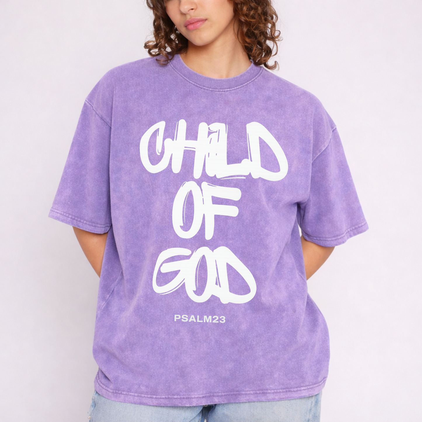 Child of God  - Acid Vintage Washed Tshirt