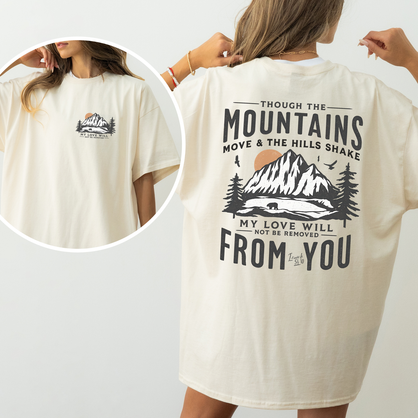 Though The Mountains Move Apparel -  T-shirt, Hoodie, Sweatshirt