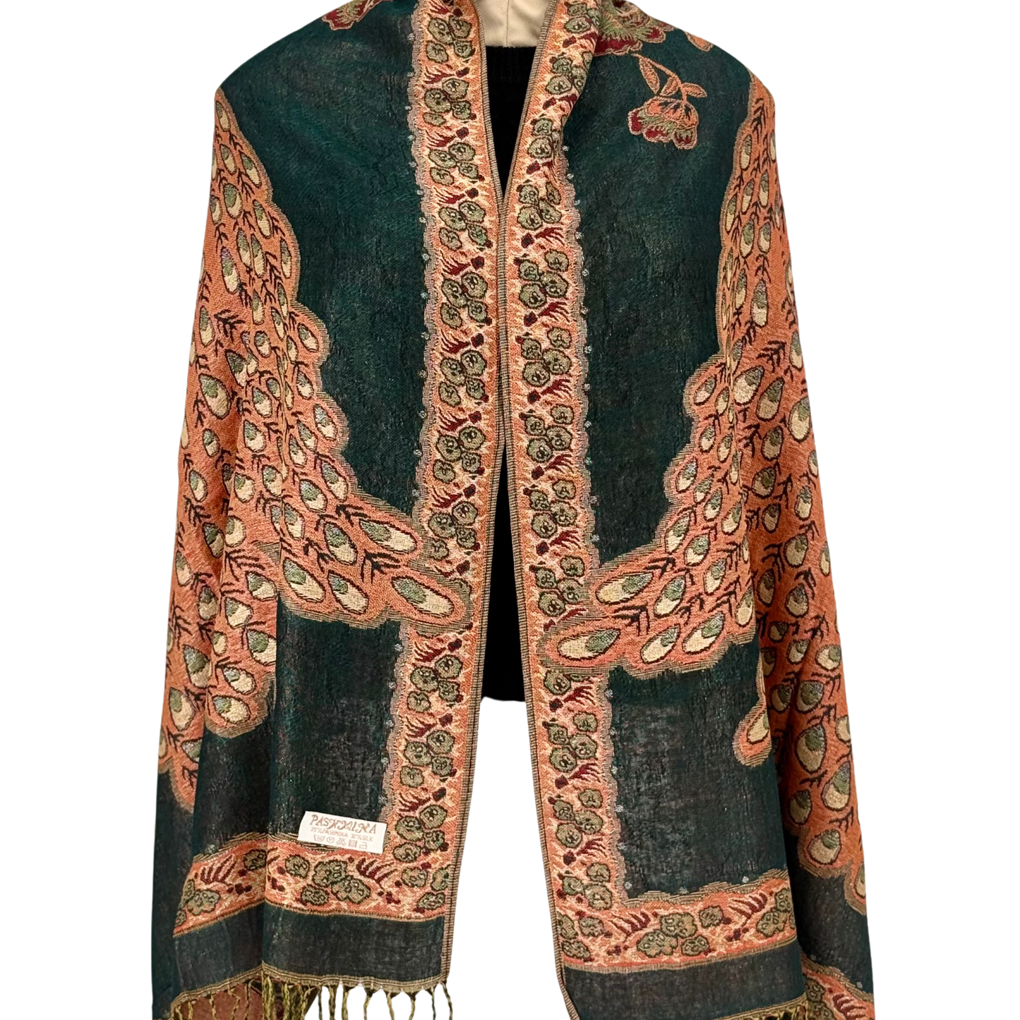 peacock Luxury Pashmina Shawl