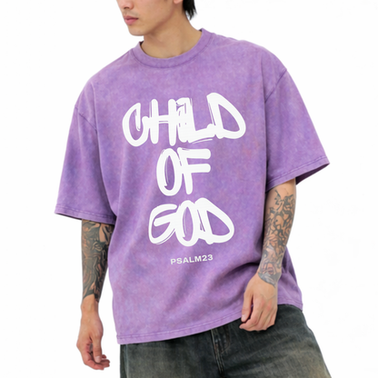 Child of God  - Acid Vintage Washed Tshirt