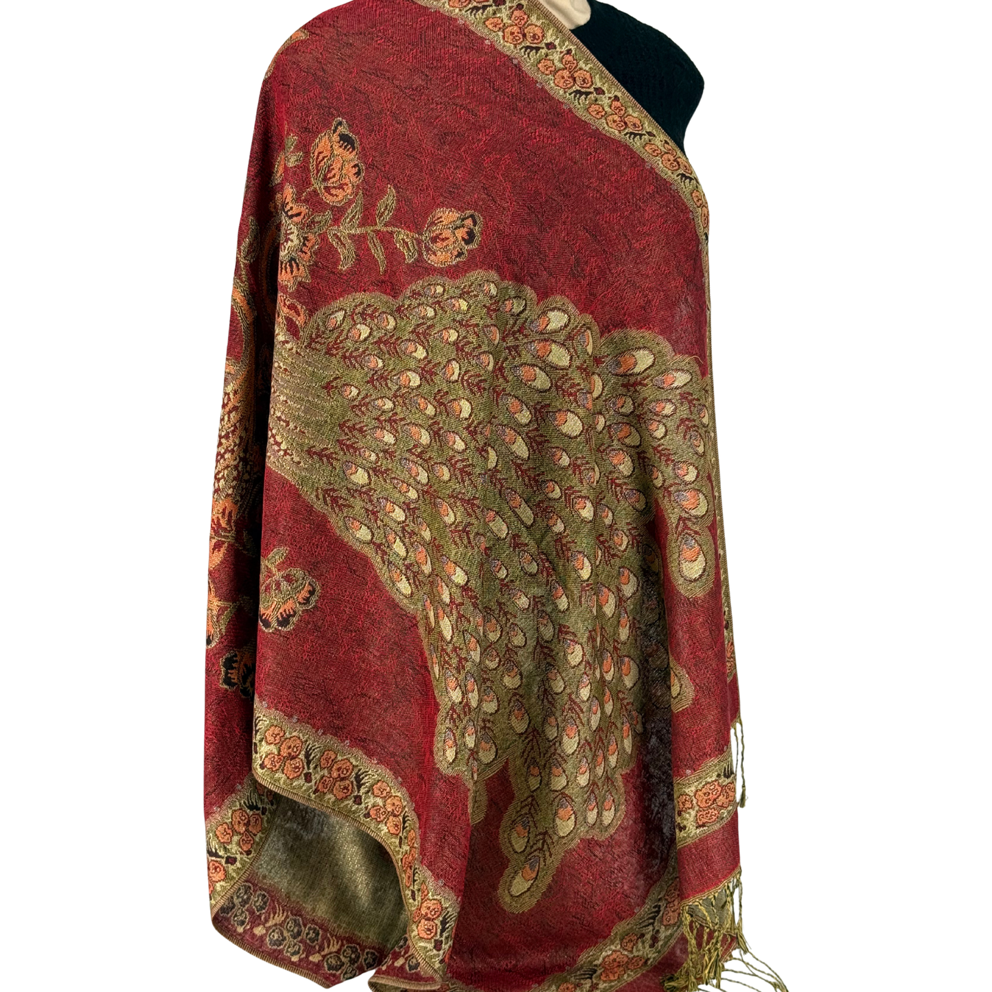 peacock Luxury Pashmina Shawl