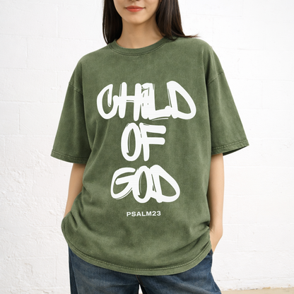 Child of God  - Acid Vintage Washed Tshirt