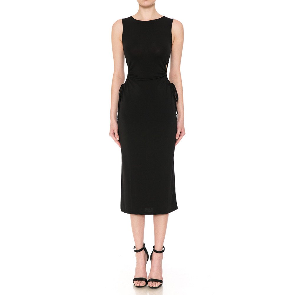 Silhouette Cutout Midi Dress