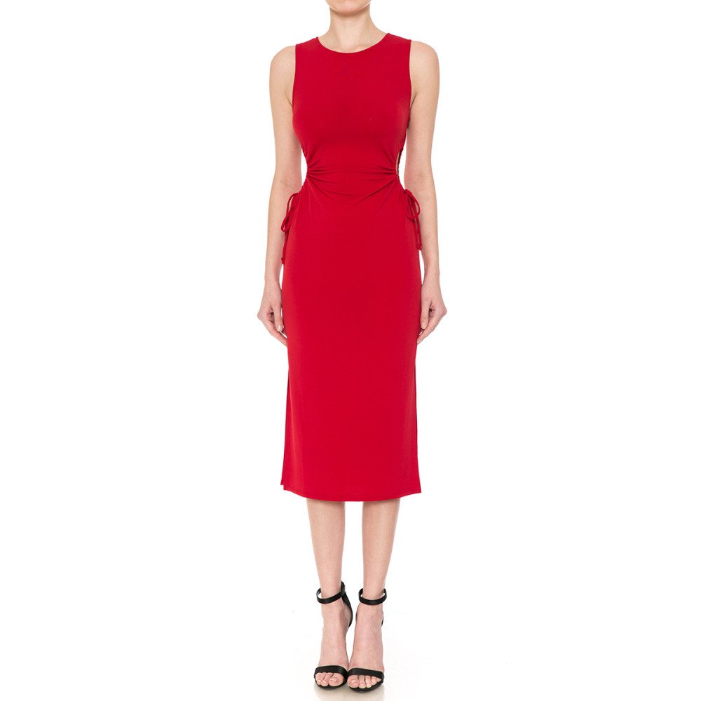 Silhouette Cutout Midi Dress