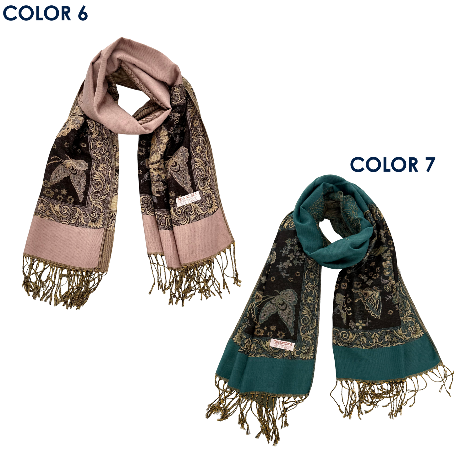 Butterfly Luxury Pashmina Shawl
