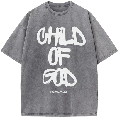 Child of God  - Acid Vintage Washed Tshirt