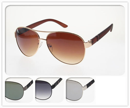 Unisex Aviator Metal Frame Sunglasses