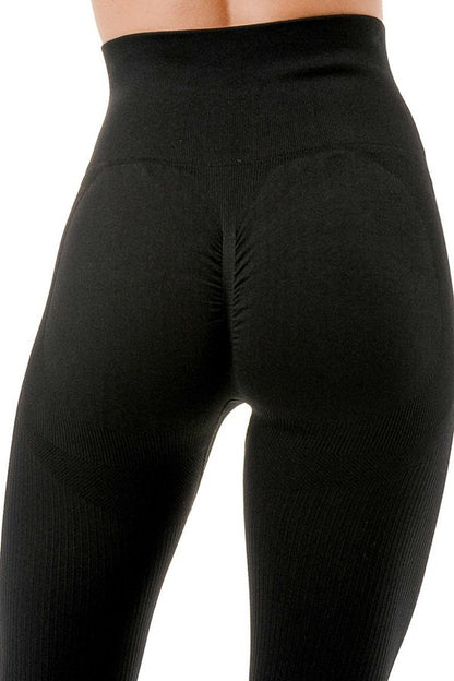 Booty Scrunch Tummy Control Gym Leggings