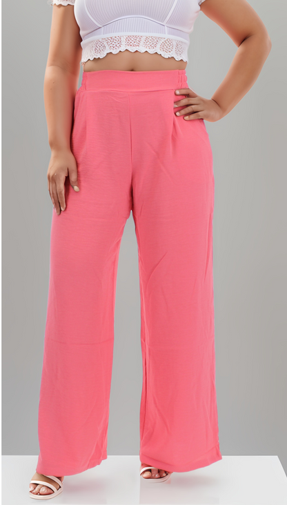 Wide Leg High Waisted Palazzo Pants